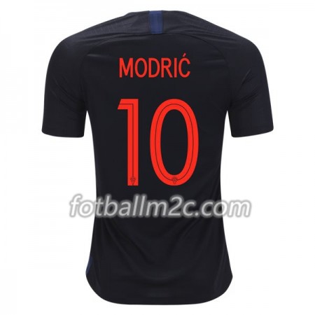 Fotball-VM 2018 Kroatia Modric 10 Bortedrakt Kortermet